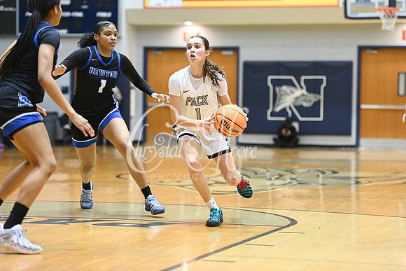 6A GHSA Quarterfinals Girls Basketball with North Paulding High School vs Newton High Schoo
