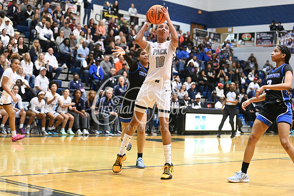 6A GHSA Quarterfinals Girls Basketball with North Paulding High School vs Newton High Schoo