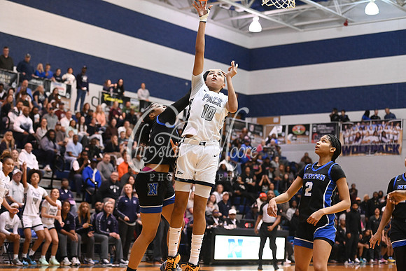 6A GHSA Quarterfinals Girls Basketball with North Paulding High School vs Newton High Schoo