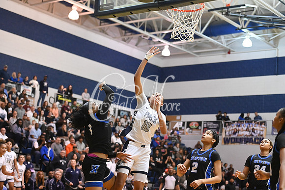 6A GHSA Quarterfinals Girls Basketball with North Paulding High School vs Newton High Schoo