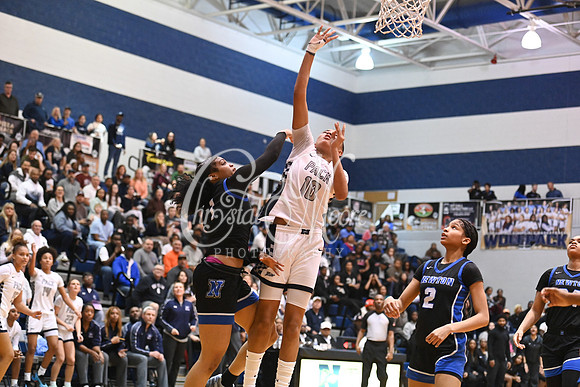 6A GHSA Quarterfinals Girls Basketball with North Paulding High School vs Newton High Schoo