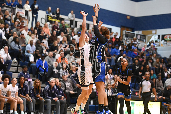 6A GHSA Quarterfinals Girls Basketball with North Paulding High School vs Newton High Schoo