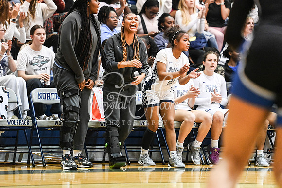 6A GHSA Quarterfinals Girls Basketball with North Paulding High School vs Newton High Schoo
