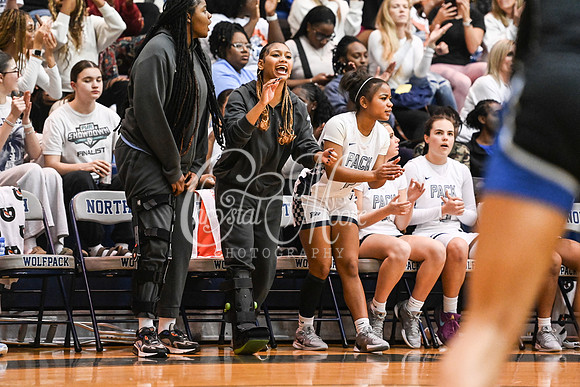 6A GHSA Quarterfinals Girls Basketball with North Paulding High School vs Newton High Schoo