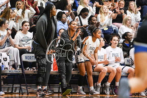 6A GHSA Quarterfinals Girls Basketball with North Paulding High School vs Newton High Schoo