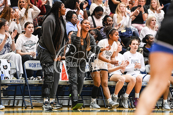 6A GHSA Quarterfinals Girls Basketball with North Paulding High School vs Newton High Schoo