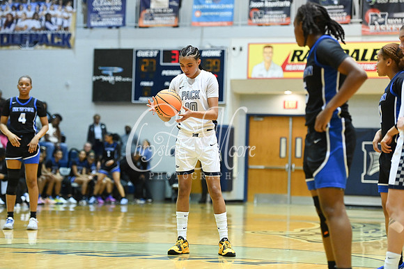 6A GHSA Quarterfinals Girls Basketball with North Paulding High School vs Newton High Schoo