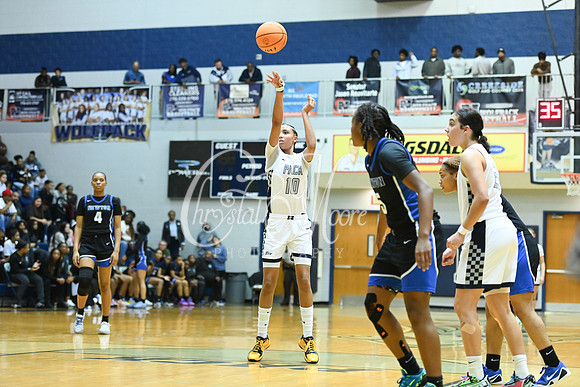 6A GHSA Quarterfinals Girls Basketball with North Paulding High School vs Newton High Schoo