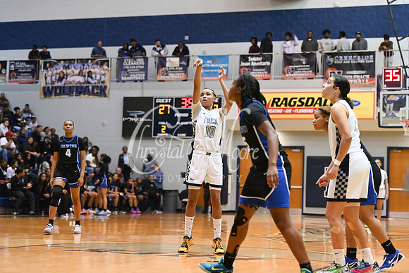 6A GHSA Quarterfinals Girls Basketball with North Paulding High School vs Newton High Schoo