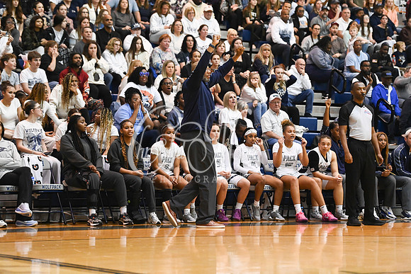 6A GHSA Quarterfinals Girls Basketball with North Paulding High School vs Newton High Schoo