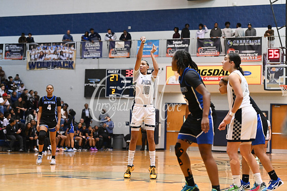 6A GHSA Quarterfinals Girls Basketball with North Paulding High School vs Newton High Schoo