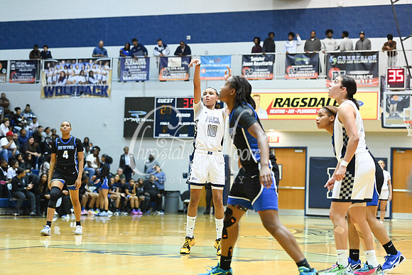 6A GHSA Quarterfinals Girls Basketball with North Paulding High School vs Newton High Schoo