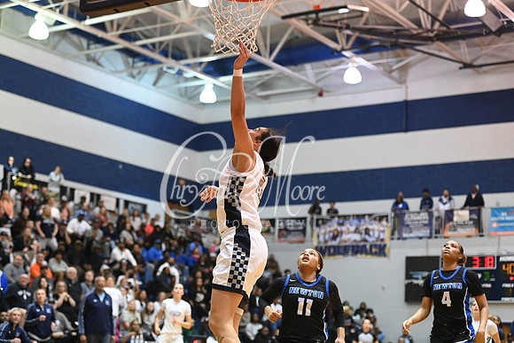 6A GHSA Quarterfinals Girls Basketball with North Paulding High School vs Newton High Schoo