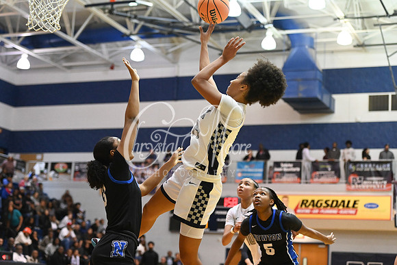 6A GHSA Quarterfinals Girls Basketball with North Paulding High School vs Newton High Schoo