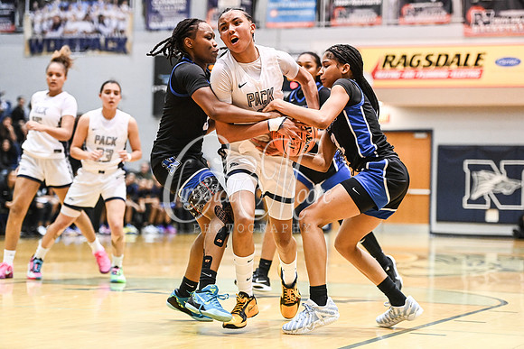 6A GHSA Quarterfinals Girls Basketball with North Paulding High School vs Newton High Schoo