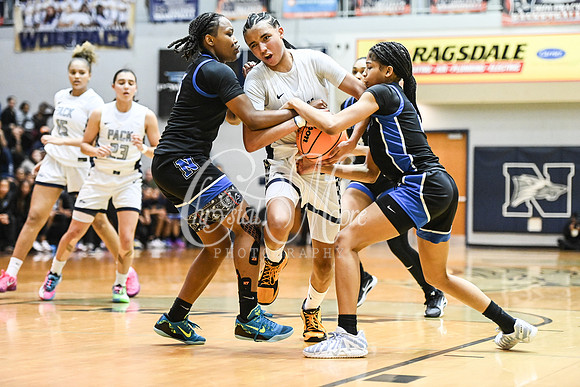 6A GHSA Quarterfinals Girls Basketball with North Paulding High School vs Newton High Schoo