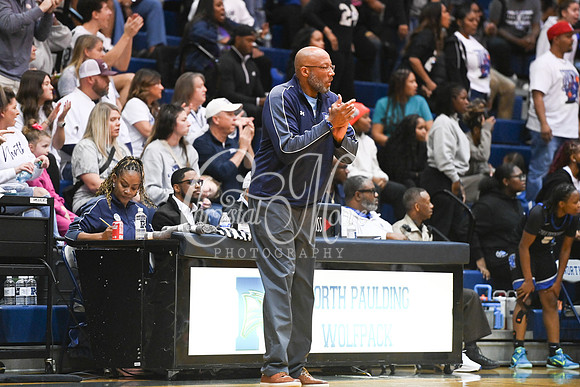 6A GHSA Quarterfinals Girls Basketball with North Paulding High School vs Newton High Schoo