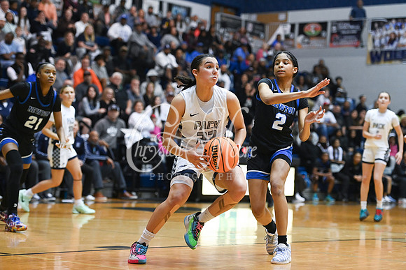 6A GHSA Quarterfinals Girls Basketball with North Paulding High School vs Newton High Schoo