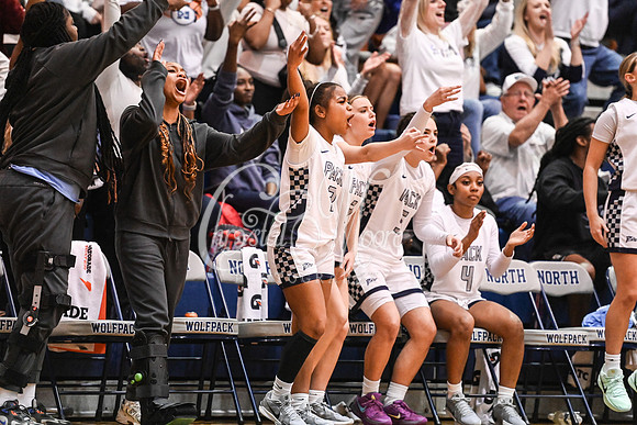 6A GHSA Quarterfinals Girls Basketball with North Paulding High School vs Newton High Schoo