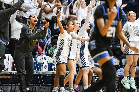 6A GHSA Quarterfinals Girls Basketball with North Paulding High School vs Newton High Schoo