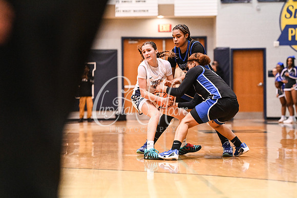 6A GHSA Quarterfinals Girls Basketball with North Paulding High School vs Newton High Schoo