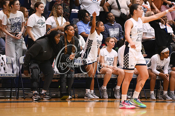 6A GHSA Quarterfinals Girls Basketball with North Paulding High School vs Newton High Schoo