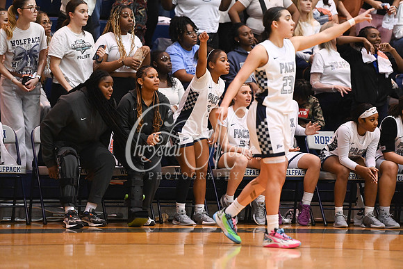 6A GHSA Quarterfinals Girls Basketball with North Paulding High School vs Newton High Schoo