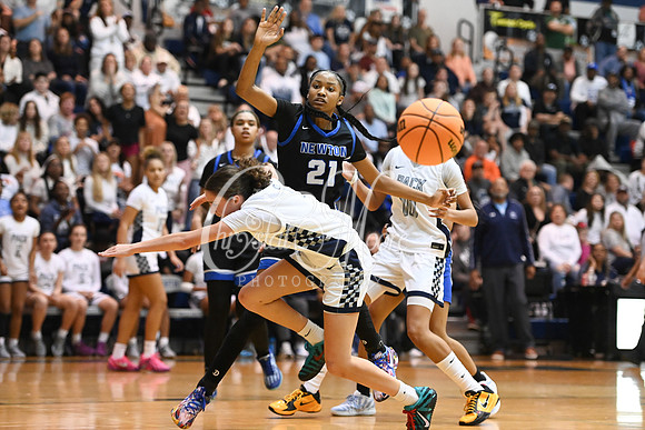 6A GHSA Quarterfinals Girls Basketball with North Paulding High School vs Newton High Schoo