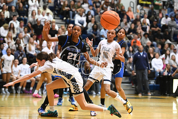 6A GHSA Quarterfinals Girls Basketball with North Paulding High School vs Newton High Schoo