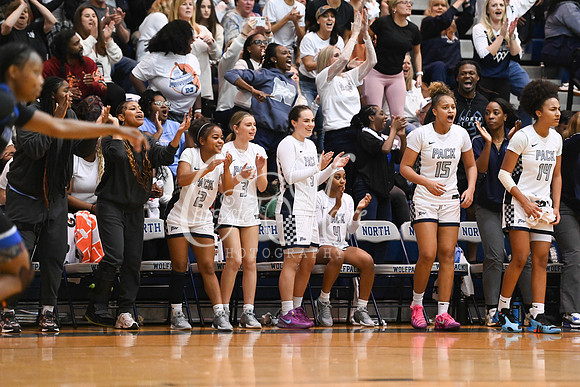 6A GHSA Quarterfinals Girls Basketball with North Paulding High School vs Newton High Schoo