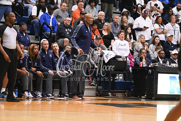 6A GHSA Quarterfinals Girls Basketball with North Paulding High School vs Newton High Schoo