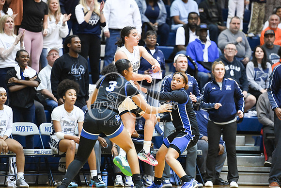 6A GHSA Quarterfinals Girls Basketball with North Paulding High School vs Newton High Schoo