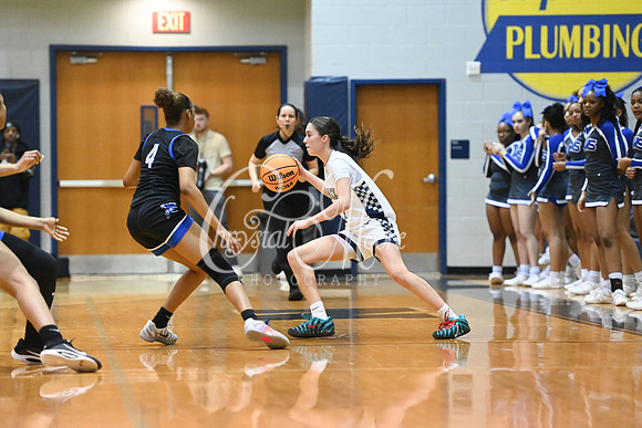 6A GHSA Quarterfinals Girls Basketball with North Paulding High School vs Newton High Schoo