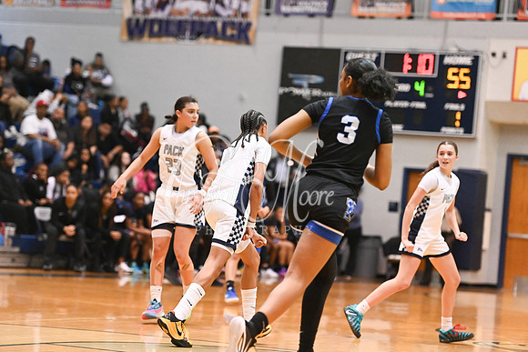 6A GHSA Quarterfinals Girls Basketball with North Paulding High School vs Newton High Schoo
