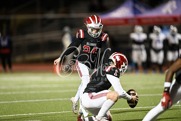 Hillgrove vs Peachtree Ridge during second round GHSA 6A State Football Playoffs