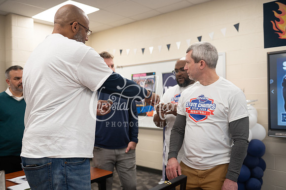 Ring fitting ceremony for 2026 6A GHSA State Champions North Paulding High School coached by Wes Willis
