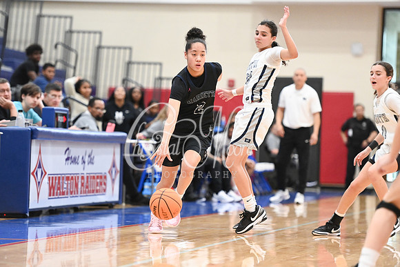 6A Marietta vs 6A North Paulding during Region 5 semi-finals girls basketball tournament