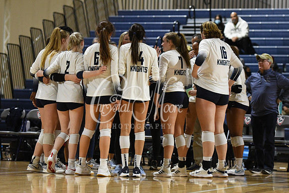 Pace Academy vs Gordon Lee High School during 2021 GHSA State 2A-1A Public Volleyball State Championship