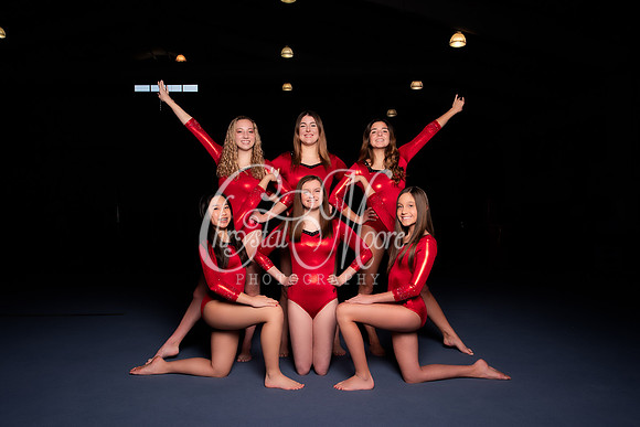 Allatoona Varsity Women Gymnastics Team Shoot