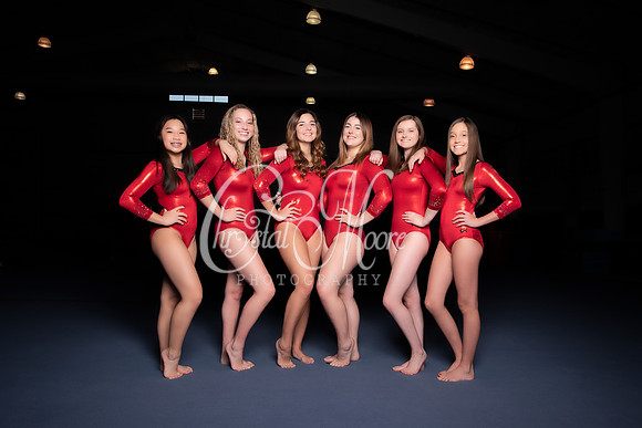 Allatoona Varsity Women Gymnastics Team Shoot