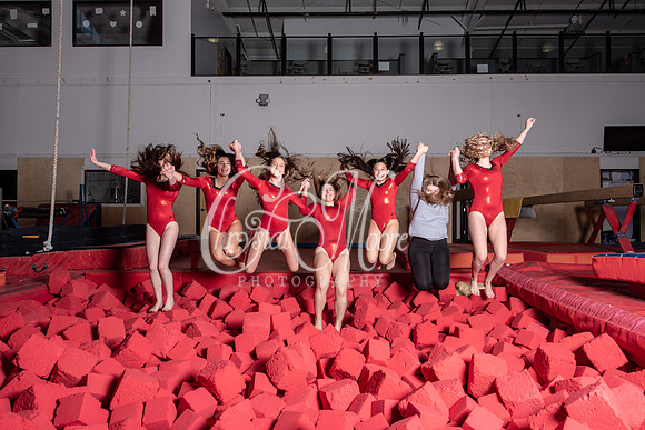 Allatoona Varsity Women Gymnastics Team Shoot