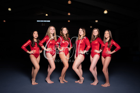 Allatoona Varsity Women Gymnastics Team Shoot