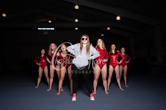 Allatoona Varsity Women Gymnastics Team Shoot