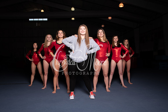 Allatoona Varsity Women Gymnastics Team Shoot