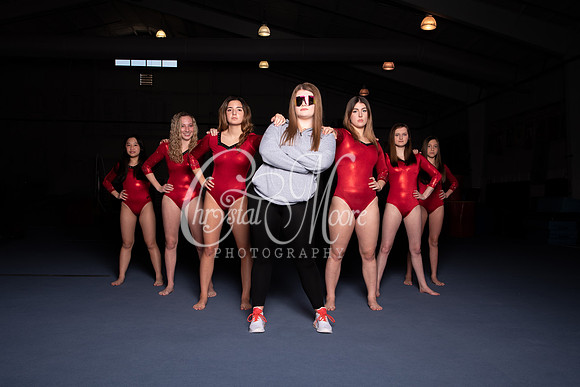Allatoona Varsity Women Gymnastics Team Shoot
