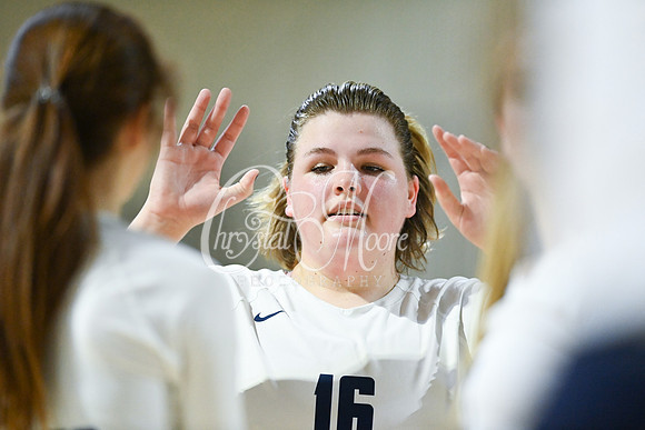 Pace Academy vs Gordon Lee High School during 2021 GHSA State 2A-1A Public Volleyball State Championship