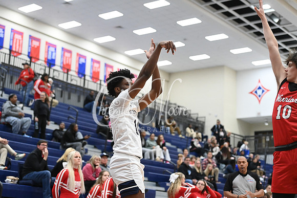 6A Wheeler vs 6A Cherokee during region 5 semi-finals boys basketball tournament