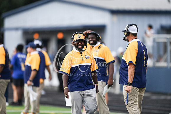 Wheeler Head Coach, Travis Roland before Region 5AAAAAA Wheeler vs Region 3AAAAAA Campbell kicked off the 2026 season on August 21, 2026 - Marietta, GA. Special - Chrystal Moore.