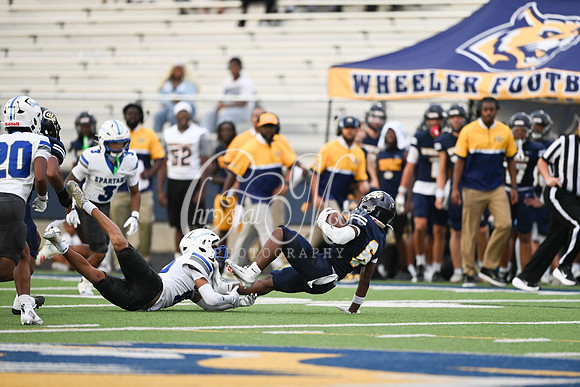 Region 5AAAAAA Wheeler vs Region 3AAAAAA Campbell in Friday Night Football Action