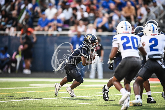 Javon Magnum, Junior (6), heading into end zone during Region 5AAAAAA Wheeler vs Region 3AAAAAA Campbell matchup on August 21, 2026 - Marietta, GA. Special - Chrystal Moore.
